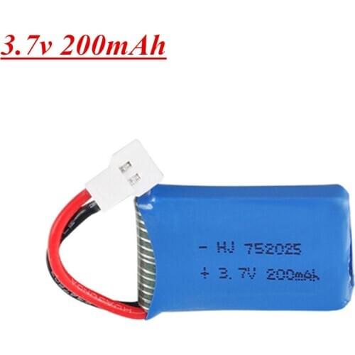 3.7v 200mah Battery for Syma X4 X11 X13 RC Drones 3.7V LiPo battery for Syma X4 X11 X13 RC Quadcopter Parts 752025 1-10pcs
