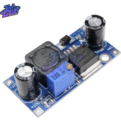 3A LM2596S DC-DC Buck Converter Step-down Module 65KHz 5V 12V 24V Adjustable Power Supply Output 1.25V-30V