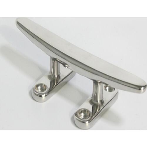 6" Stainless Steel Dock Deck Line Rope Cleat Tie Boat Yacht Marine Hardware