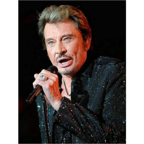 16 style johnny hallyday diamond painting 5d diy full square drill diamond embroidery 3d round French singer diamond mosaic