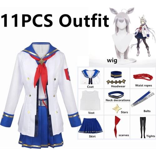 Anime Comic Umamusume Pretty Derby Oguri Cap Cosplay Costumes Special Week COS Clothes Women JK Uniform Top Skirt Bow Halloween