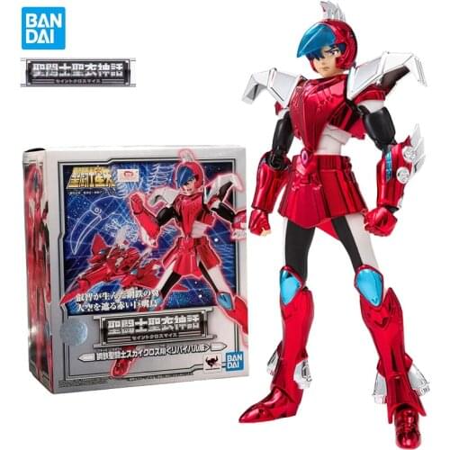 Bandai Saint Seiya Myth Cloth Steel Saint Sky Sho Revival Edition Tamashii Nations Collection Anime Model Action Figure Kids Toy