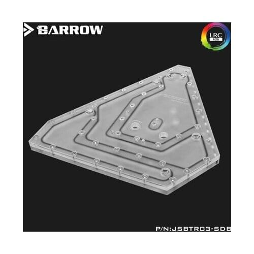 Barrow PC Water Cooling Distro Plate For JONSBO TR03 Case Aurora Case, LRC2.0(5V 3Pin AURA)Water Tank JSBTR03-SDB