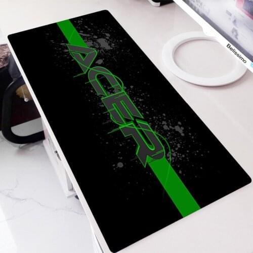 Large Gaming Mouse Pad Acer Logo Computer Desk Mat XXL 900X400 Rubber Mousepad Mouse Keyboard Accessories Notebook Desk Mat LOL