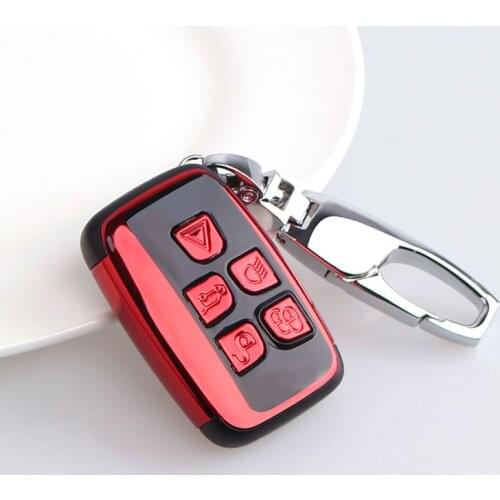 ABS Key Case For Car Key Shell Holder Cover Keyring Interior Accessories For Jaguar XFL XE F-pace XEL XJL Land Rover Range Rover