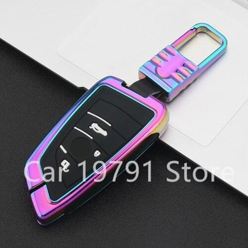For Bmw F20 F30 G20 f31 F34 F10 G30 F11 X3 F25 X4 I3 M3 M4 1 3 5 Series Aviation Zinc Alloy Car Key Case Accessories