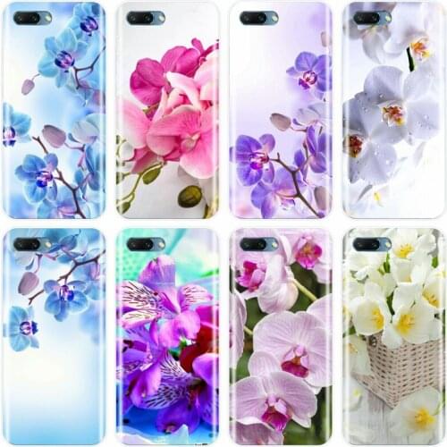 Orchid Flowers Colorful Cover Soft Silicone TPU Phone Case For Huawei MATE 7 8 9 10 20 pro Honor 8 9 10 V10 NOTE10 lite