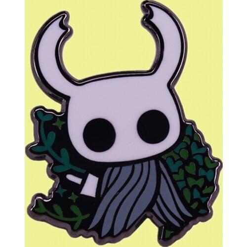 The Knight Wanderer Hallownest GreenPath Hornet Cosplay Enamel Pin Team Cherry adventure game brooch badge