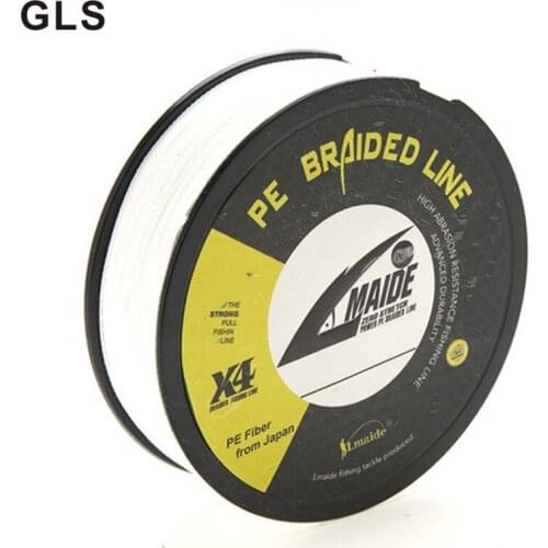 GLS Brand 4 Series 150m PE Fishing Line High Quality Imported Raw Silk Monochrome Road Asian Line Sea Fishing Long Shot Line