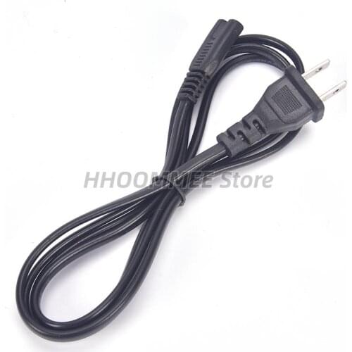 2 Pin AC Plug Power Cable Cord 8 C7 To Euro Eu European For Cameras Printers Notebook EU Power Cable Cord Figure Cables NEW