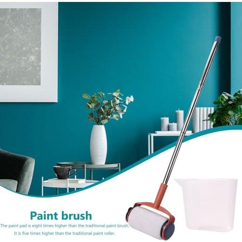 Paint Brush for Wall Decorative DIY Household Telescopic Rod Roller Corner Brush Handle Painting Set Tools Home Room Wall Decor