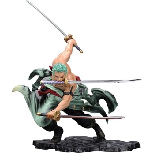 18 Cm Classic Anime Doll Roronoa Zoro 1/8 Three-bladed Sa-maximum Ver. PVC Movable Doll Model Toy Childrens Gift Hot Sale 7-12y