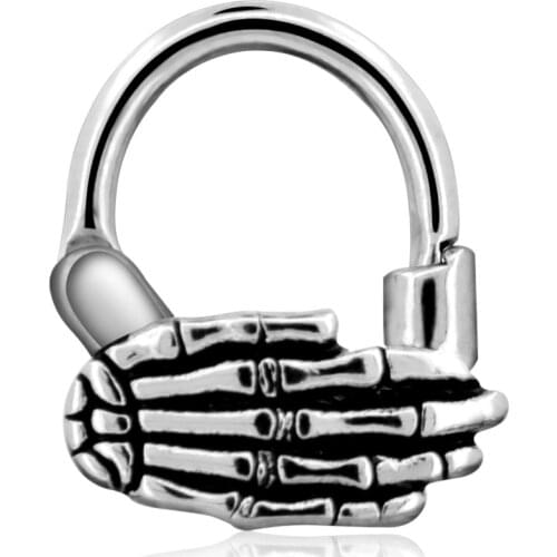 Body Punk Wholesale Nose Ring Septum Piercings 316L Stainless Steel Daith Hoop Nariz Jewelry for Women Men