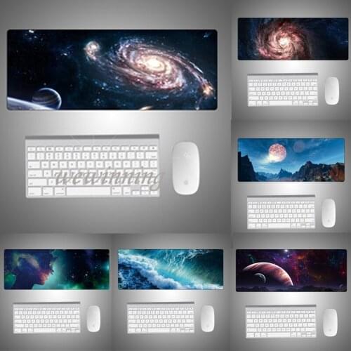 Mouse Pad Deskpad Creative Starry Sky Kawaii Large Cute Desk Mats Gaming Desk Pad for Office Computer Keyboard Writing Desk Mat
