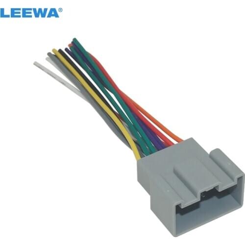 LEEWA Car OEM Audio Stereo Wiring Harness Adapter For Buick Sail Install Aftermarket CD/DVD Stereo #CA2004