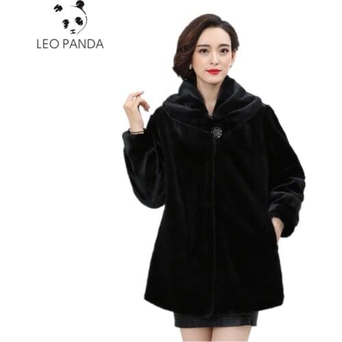 Liopfg Fashionable Fur Coats