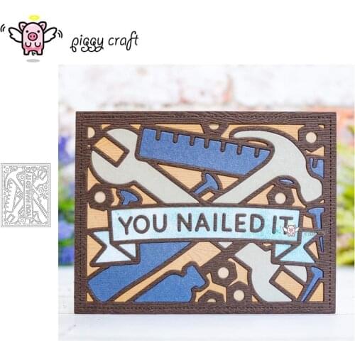 Piggy Craft metal cutting dies cut die mold Tool Background Frame Scrapbook paper craft knife mould blade punch stencils dies
