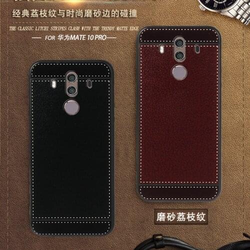 For Huawei Mate 10 Pro Case BLA-L09 6.0 Inch Black Red Blue Pink Brown 5 Style Phone Soft TPU Huawei Mate 10 Pro Cover