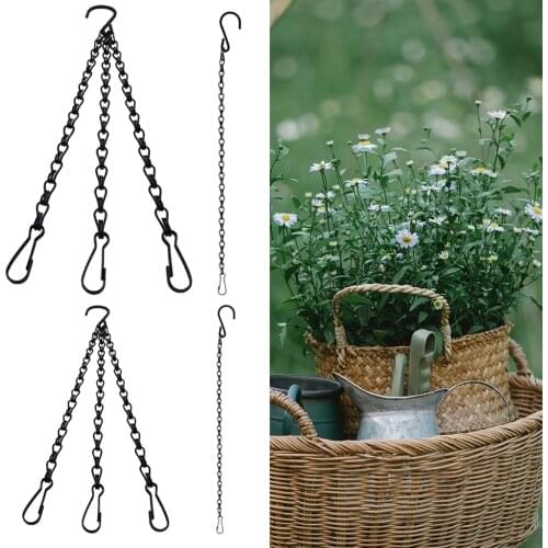 Hanging Chain Plants Flower Pot Basket Chains Chain Hangers for Lanterns, Bird Feeders, Planters and Other Ornaments