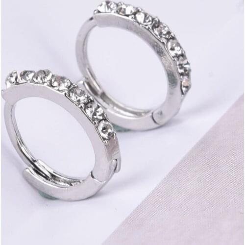 1pair Womens Girls Classic Fashion Hoop Earrings Jewelry Small Simple Female Earring Piercing Jewelry Gifts