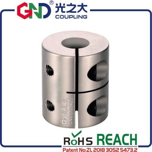 Shaft coupling GND stainless steel high rigidity clamp series for CNC coupler 4/5/6/8/9 not Jaw spider flexible rigidity Coupler