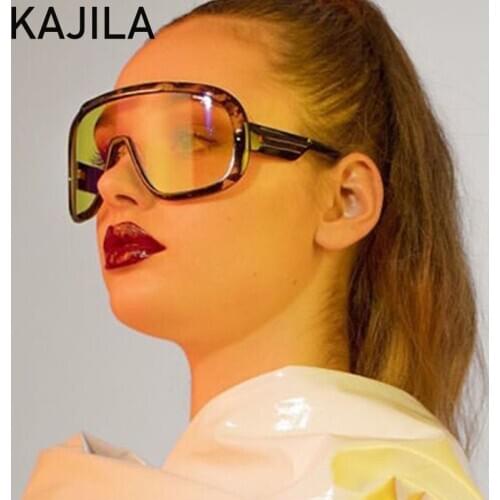 Oversized Sunglasses Women Big Frame 2020 Luxury Brand Polarized One Piece Square Sun Glasses For Men Vintage Gafas De Sol