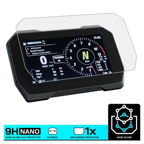 9H Ultra Clear Material Motorcycle Speedometer Protection Film Screen Protection Film Suitable For Ducati Multistrada V4S 2021