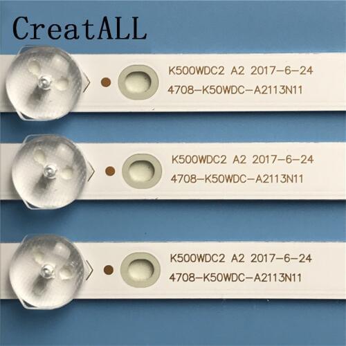 LED Backlight strip 5 lamp for K500WDC2 A2 4708-K50WDC-A2113N11 50USK1810T2