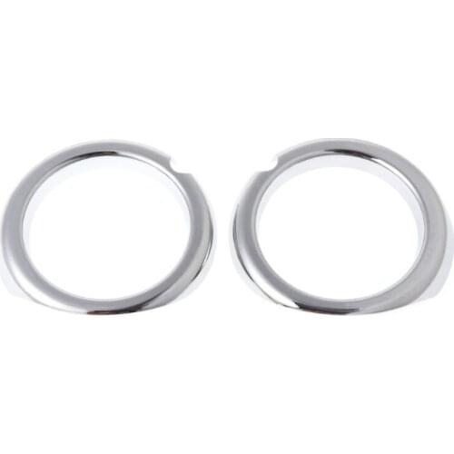 T3ED 2 Pcs Car Front Fog Light Lamp Cover Trim For Mitsubishi 2016 2017