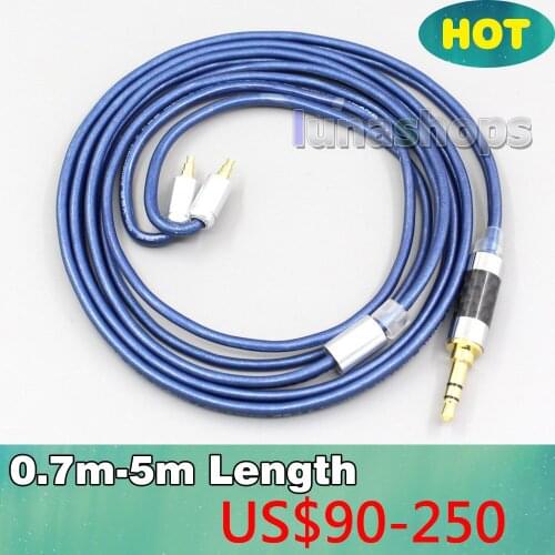 2.5mm 4.4mm XLR 3.5mm High Definition 99% Pure Silver Earphone Cable For Sennheiser IE40 Pro IE40pro LN006809