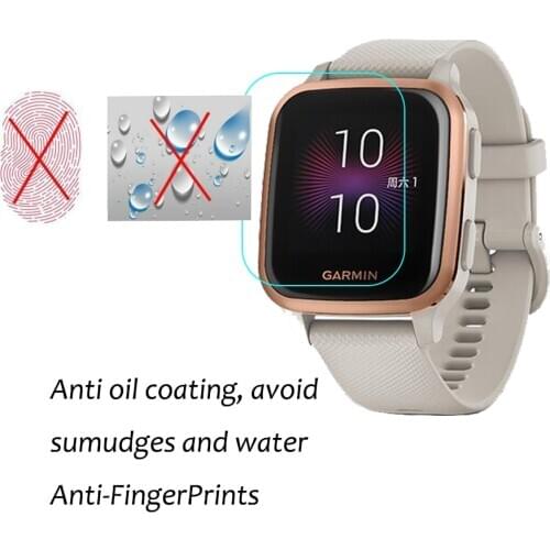 3Pcs Anti-Scratch TPU Film For Garmin Venu Sq VenuSq Smart Watch Hydrogel Unthin Soft Clear Full Screen Protector Film Not Glass
