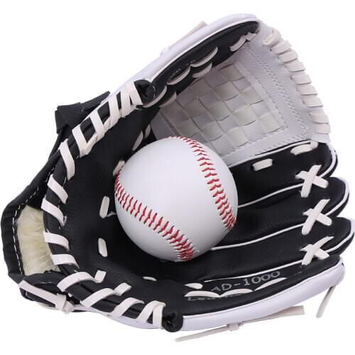 Outdoor Sports Baseball Glove Softball Practice Equipment Size 9.5/10.5Left Hand for Adult Man Woman Training