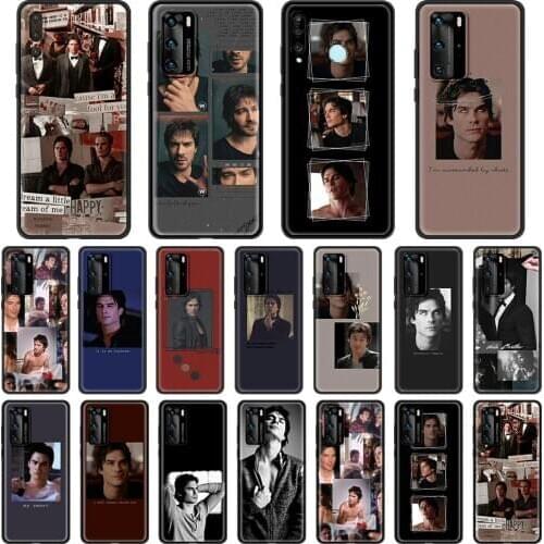 Phone Case for Huawei P30 P40 P20 Lite 30 Pro P Smart 2019 Z P Smart S 2020 2021 Coque Vampire Diaries Stefan Damon Salvatore