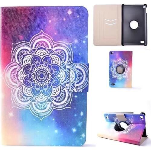 Colorful Painted PU Leather For Kindle Fire 7 Case Kids Baby Safe Flip Stand Case Cover For Amazon Kindle Fire HD7 7"2015 Tablet