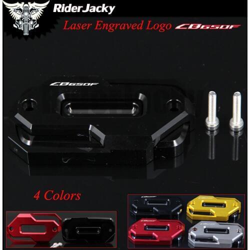 Black Red Golden Motorcycle CNC Aluminum Front Brake Fluid Reservoir Cover Cap for HONDA CB650F CB 650F CB650 F 2014 2015 2016