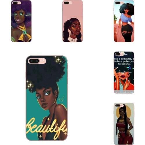 For LG G7 ThinQ G5 G6 K50 Q60 K40 K8 Q7 2018 2017 V40 V30 V20 V10 Soft Cell Phone Unique Design Black Girl Magic Melanin Poppin