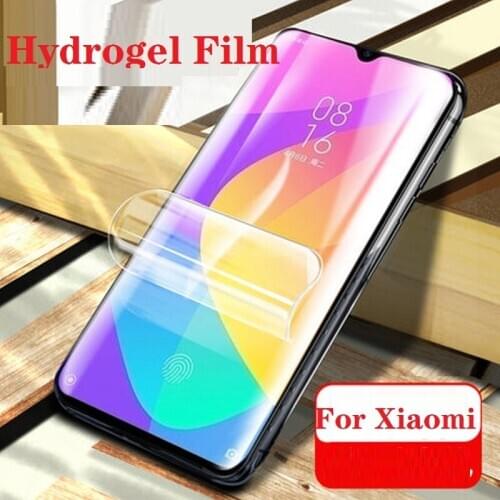 Hydrogel Film For Xiaomi Redmi Note 9S 9 Pro Max 7 8 K30 K20 8T poco X3 nfc Screen Protector Redmi 8 8A Protective No Glass