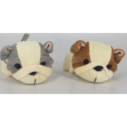 Size 6-12CM Dog Toy , Keychain Plush Stuffed Doll Toy , Stuffed Animal Doll