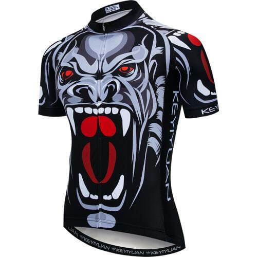 KEYIYUAN Breathable 2019 Men Cycling Jersey Summer Mtb Cycling Clothing Bicycle Short Sleeve Half Sleeve Maillot Ropa Ciclismo