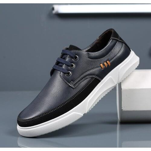 Fashion Cause Shoes Men Luxury Shoes Men Designer Sneakers Handmade Mens Big Size British style Trend Man Shoes