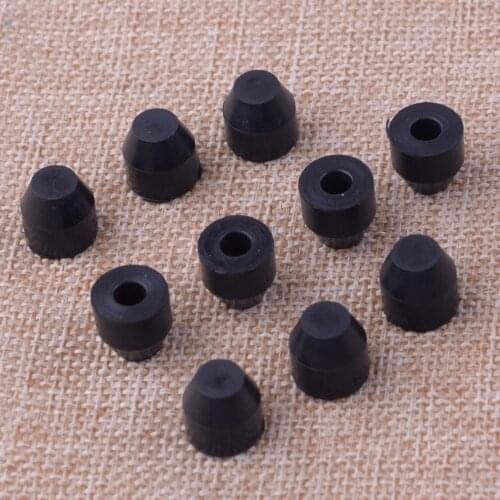 LEATOSK 10Pcs Black Rubber Cylinder Buffer Cap 1121 084 7100 Fit For Stihl 034 036 MS361 Chainsaw