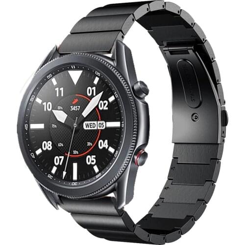 For Samsung Galaxy Watch 3 45mm 41mm Band Active 2 Stainless Steel 22mm 20mm Watch Strap Bracelet Metal Wristband With Tool