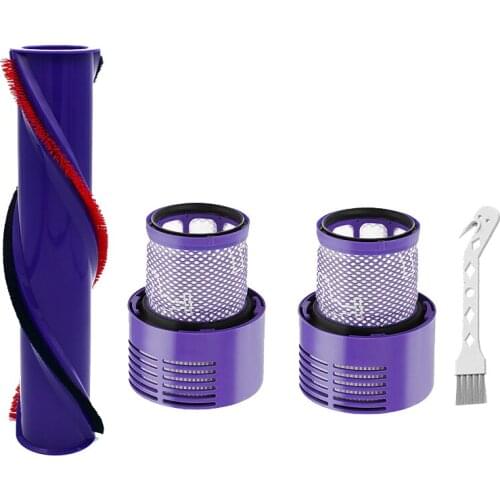 Roll Brush Filters Kit for DYSON V10 Cordless Cleaner Head Brush Bar Roller Robot Sweeper Vacuums Accessories