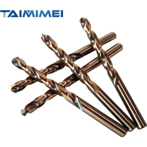 ALLSOME 1-10mm/1-13mm HSS M35 Cobalt Twist Drill Bit Set for Metal Wood Drilling