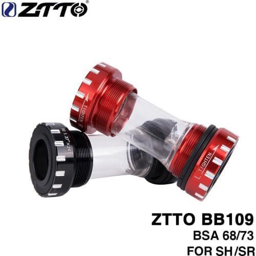 ZTTO Bicycle Bottom Bracket BB109 BB68 BSA68 BSA73 MTB Road Bike Parts for 24mm 22mm GXP Crankset