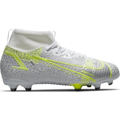 Original Nike Mercurial Jr Superfly 8 Academy Multi-Ground Child Krampon-White CV1127-107 Nike Soccer Shoe