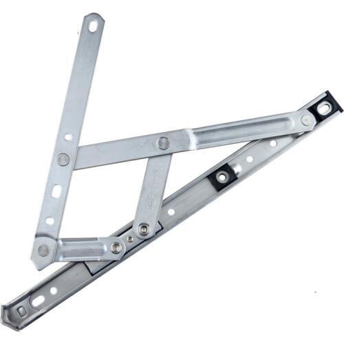 13.5 Square Slot Casement Window Sliding Hinge Stainless Steel Steel Window Sliding Strut Bracket Windproof Hardware 10inch
