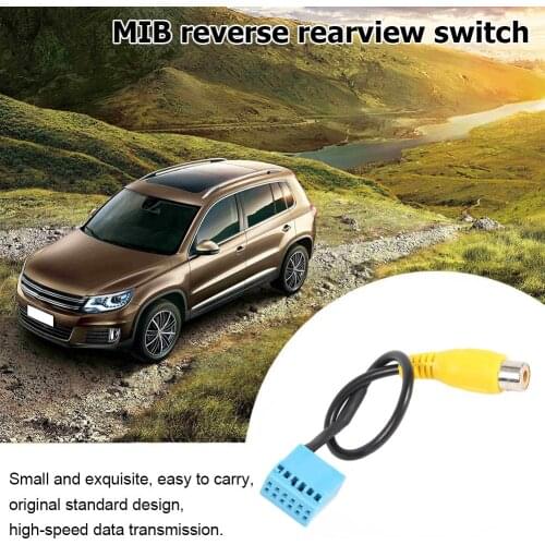 Rear View Camera Video Rgb Cable For Volkswagen Golf 5 6 7 Mk7 Mib Rvc Rear View Camera Cable Adapter Auto Accessories