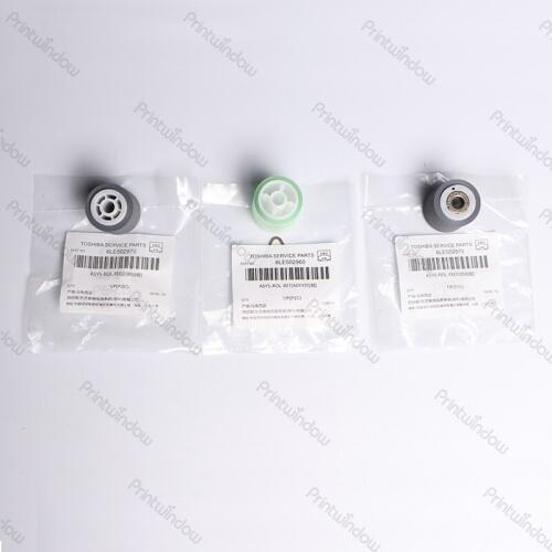 6LE50297000(2pcs) 6LE49877000(1pc) ADF Feed Roller Kit Toshiba 5520C 5540C 6520C 6530C 6540C 6550C Doc Feeder Pickup Roller Kit