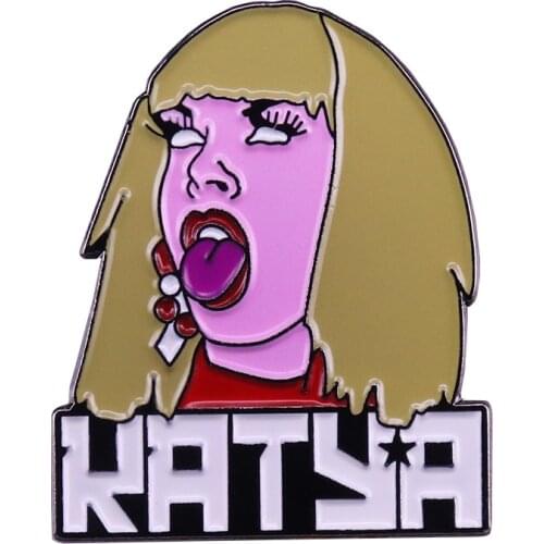 Drags Queen Stylish Kitsch LGBTQ Pride Brooch Pins Enamel Metal Badges Lapel Pin Brooches Jackets Fashion Jewelry Accessories